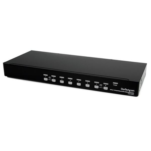 StarTech.com Commutateur KVM USB DVI 8 ports à montage en rack 1U (SV831DVIU)