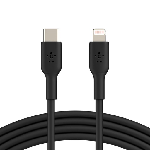 Belkin 1 m, USB-C vers Lightning, Noir (CAA003BT1MBK)