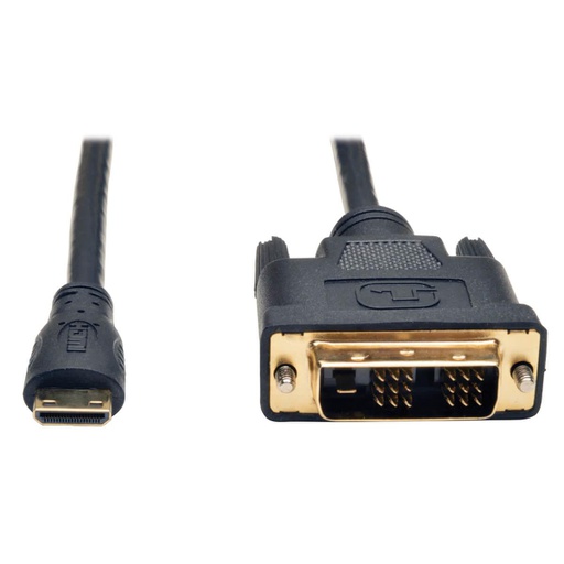 Tripp Lite P566-006-MINI, 1,83 m, DVI-D, Mini-HDMI, Mâle, Mâle, Or