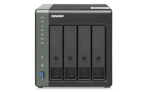 QNAP TS-431X3, NAS, Tower, Annapurna Labs, AL314, Noir (TS-431X3-4G-US)