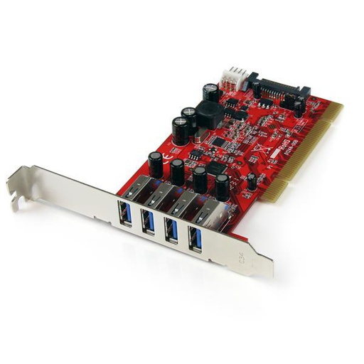 Cartes/adaptateurs d'interface StarTech.com PCIUSB3S4