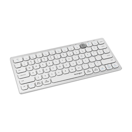 Kensington Multi-Device Dual Wireless Compact Keyboard, Silver (K75504US)