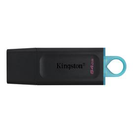 Kingston 64GB USB3.2 Gen 1 DataTraveler Exodia (Black + Teal) No Produit:DTX/64GB