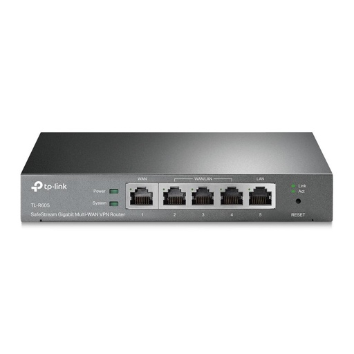 TP-Link TL-R605, Ethernet WAN, Gigabit Ethernet, Noir (ER605)