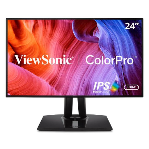 Viewsonic 24", IPS, FHD, 1000:1, 250nits, 8bit, 3H, USB, 25W (VP2468A)