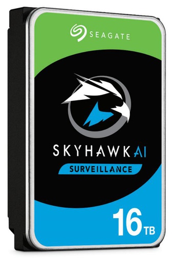 Seagate Surveillance HDD SkyHawk AI, 3.5", 16000 GB, 7200 RPM (ST16000VE002)