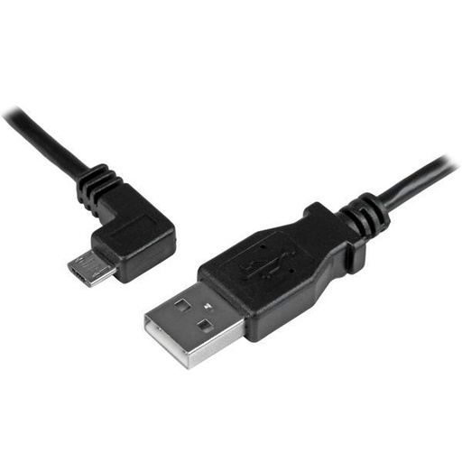 StarTech.com USBAUB2MLA, 2 m, USB A, Micro-USB B, USB 2.0, Mâle/Mâle, Noir