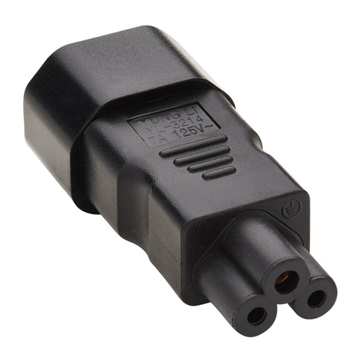 Tripp Lite Power Cord Adapter, C14 to C5 - 7A, 125V, Black (P014-000)