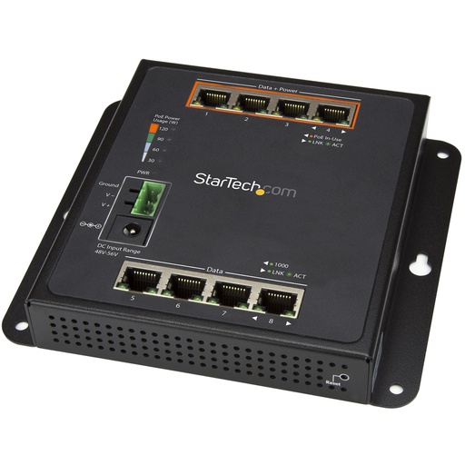 StarTech.com IES81GPOEW network switch