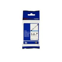 [5279653] Brother Ruban thermorétractable, noir sur blanc (5,8 mm) (HSE211)