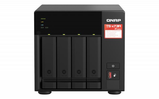 QNAP TS-473A, NAS, Tower, Ryzen Embedded, V1500B, Noir (TS-473A-8G-US)