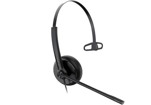 Yealink Mono, over-the-head, QD to RJ-9, noise-canceling, HD Voice (YHS34MONO)