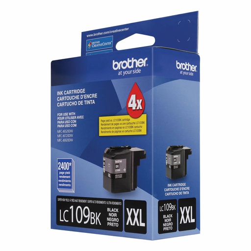 Brother LC109BKS Innobella Ink Cartridge – Black, Super High Yield (XXL Series)