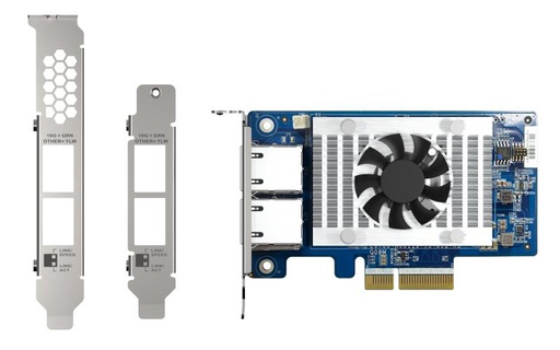 QNAP 2x 10G RJ-45, PCIe 3.0 x4, Intel X710 (QXG-10G2T-X710)