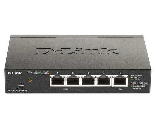 D-Link 5-Port Gigabit PoE Smart Managed Switch and PoE Extender