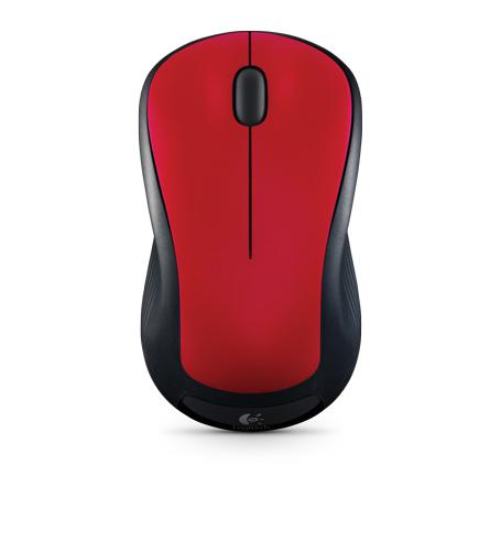 Logitech Wireless Mouse M310, RF Wireless, Red (910-002486)