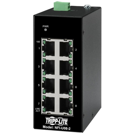 Tripp Lite NFI-U08-2, Non-géré, Fast Ethernet (10/100)