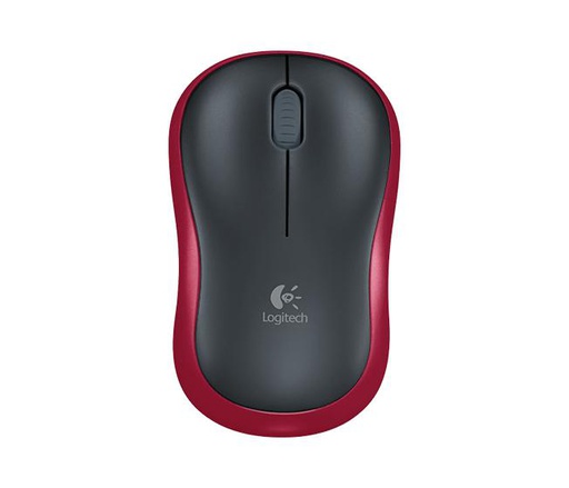 Logitech Wireless Mouse M185, RF Wireless, Red (910-003635)