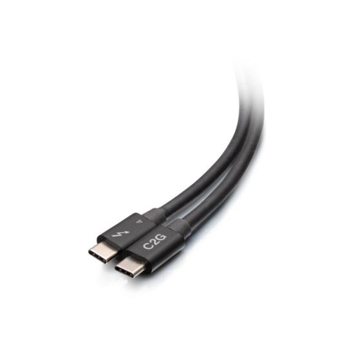 C2G 1.5ft (0.5m) Thunderbolt™ 4 USB-C® Cable (40Gbps) (C2G28885)