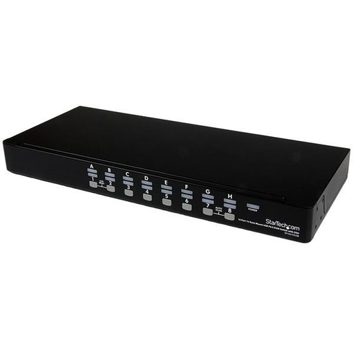 StarTech.com 16 Port 1U Rackmount USB PS/2 KVM Switch with OSD (SV1631DUSB)