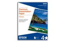 Epson Photographic Papers - Letter - 8.5" x 11" - Matte - 50 Sheet (S041257)