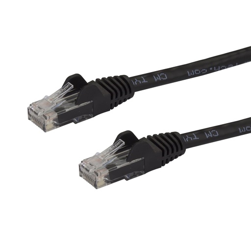 StarTech.com N6PATCH50BK, 15,2 m, Cat6, U/UTP (UTP), RJ-45, RJ-45