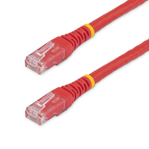 StarTech.com C6PATCH50RD, 15,2 m, Cat6, U/UTP (UTP), RJ-45, RJ-45