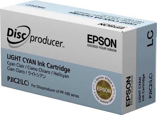 Epson Discproducer Ink Cartridge, Light Cyan (MOQ=10) (C13S020448)