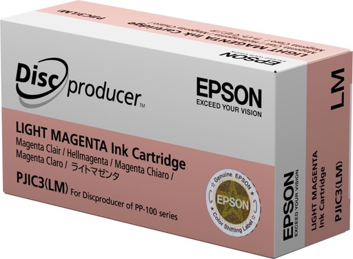 Epson Discproducer Ink Cartridge, Light Magenta (MOQ=10) (C13S020449)