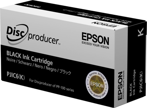 Epson Discproducer Ink Cartridge, Black (MOQ=10) (C13S020452)