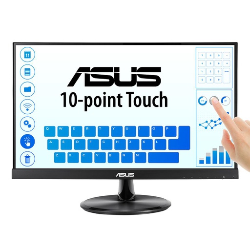 ASUS VT229H, 54,6 cm (21.5"), 1920 x 1080 pixels, Full HD, LED, 5 ms, Noir