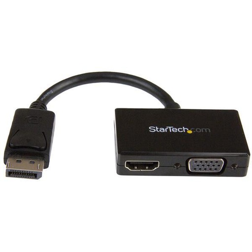 StarTech.com Travel A/V Adapter: 2-in-1 DisplayPort to HDMI or VGA (DP2HDVGA)