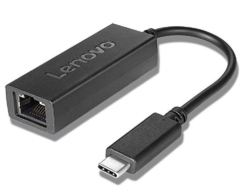 Lenovo USB C, RJ-45, Noir (4X90S91831)