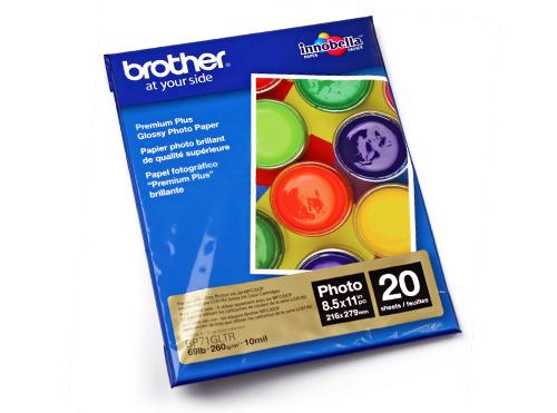 Brother Letter-size Glossy Photo Paper (20 sheets) (BP71GLTR)