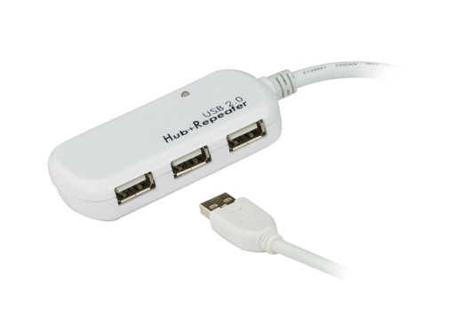 ATEN Rallonge USB 2.0 avec concentrateur à 4 ports - 12 m (UE2120H)