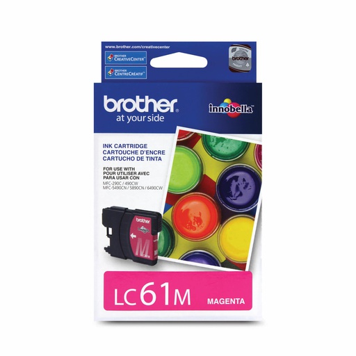 Brother LC61MS Innobella Ink Cartridge – Magenta, Standard Yield