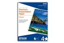 Epson Photographic Papers - Letter - 8.5" x 11" - Matte - 100 Sheet (S042180)