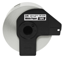 [6096491] Brother Ruban de papier continu, 103 mm x 30,4 m, noir sur blanc (DK2246)