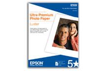 Epson Photographic Papers - Letter - 8.5" x 11" - Luster - 50 Sheet (S041405)