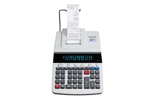 Canon 14 chiffres, calcul des taxes, calendrier, capacité d'impression