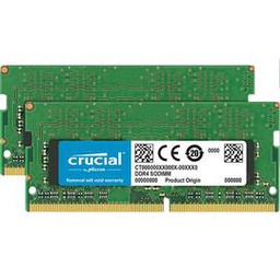 [5698028] Crucial Crucial 16GB Kit (8GBx2) DDR4-2400 SODIMM No Produit:CT2K8G4SFS824A