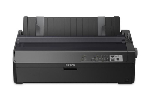 Epson 9-pin, 738 cps 12 cpi, 13 character tables, 55 dB, 612.14x375.92x175.26 mm