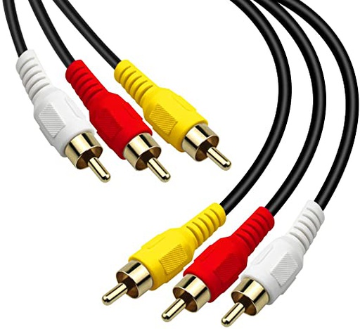 Component Video Cable 3 RCA 6 FT
