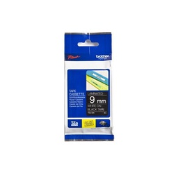 [4698004] Brother 9 mm (W), 8 m, Laminé, Blanc/Noir (TZE325)
