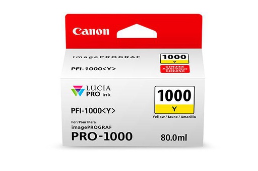 Canon 80 ml, réservoir d'encre jaune (0549C002)