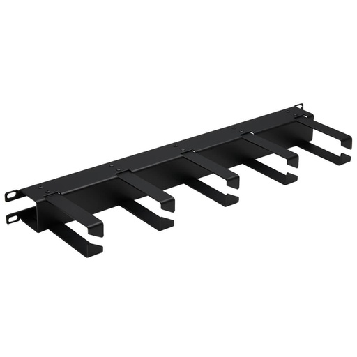 Tripp Lite Horizontal Cable Manager - Metal Rings, Black, 1U (SRCABLERING1UHD)