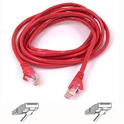 Belkin Cat6 Snagless Patch Cable 3 Ft. (A3L980-03-RED-S)