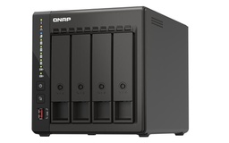 [7053488] QNAP TS-453E, NAS, Tower, Intel® Celeron®, J6412, Noir (TS-453E-8G-US)