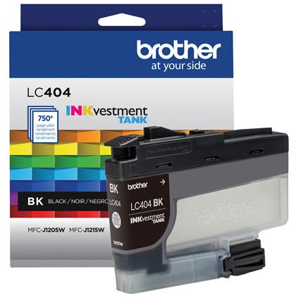 Brother LC404BKS, Rendement standard, 750 pages, 1 pièce(s), Paquet unique