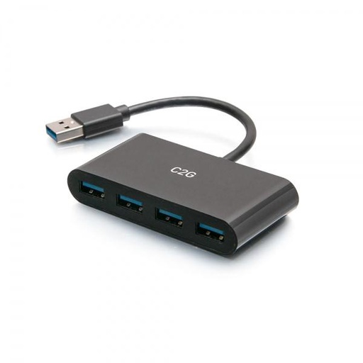C2G Concentrateur USB-A 3.0 à 4 ports - USB SuperSpeed 5 Gb/s (C2G54461)